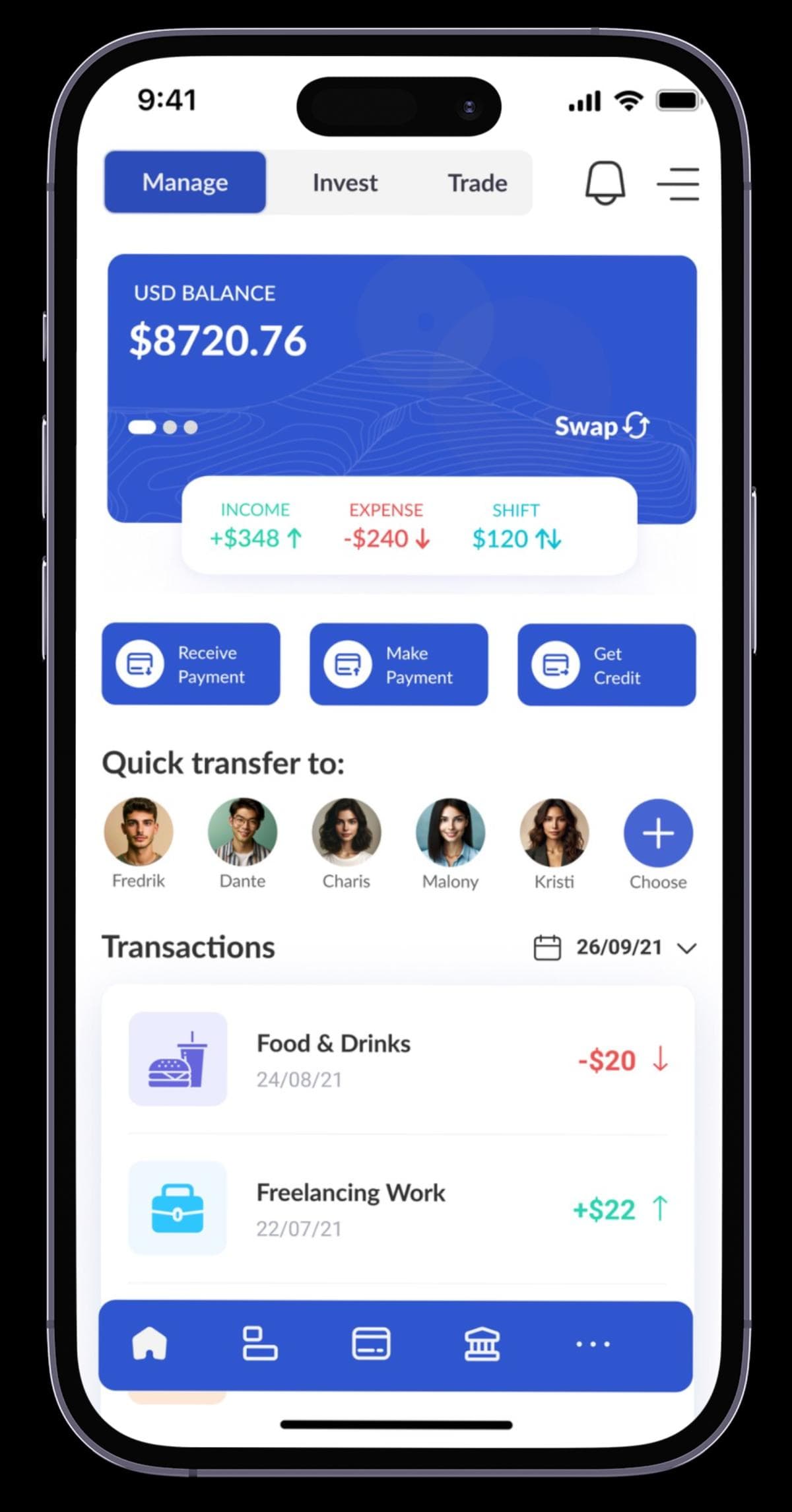 Payvost Dashboard Mockup